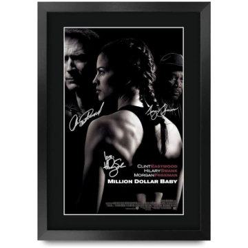 HWC Trading Million Dollar Baby A3 Framed Signed P