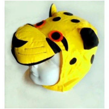 Gepards leopards jaguārs maskas cepure bērniem 3-8
