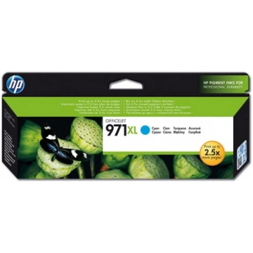 Tintes printera kasetne HP 971XL, zila krās