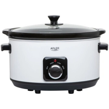 Adler AD 6413r Slow cooker, 5.8L, White Adler AD64