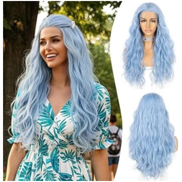 Sapphirewigs Lace Front Parūkas sievietēm Gaiši zi