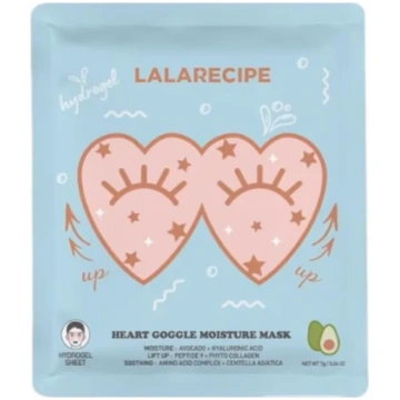 Lalarecipe Heart Goggle mitrinoša acu maska, 1 gb