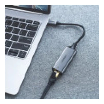 Ugreen CM199 USB-C RJ-45 USB adapteris pelēks (507