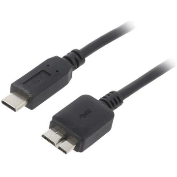 Cable; USB 3.0; USB B micro plug,USB C plug; nicke