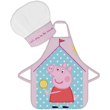 Peppa Pig virtuves priekšauts un cepures komplekts