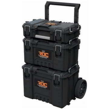 SET OF 3 TOOLBOXES ROC PRO GEAR 2,0 KETER 256982