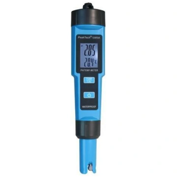 Meter: pH; LED; 0,00÷14,00pH; 0÷50°C; Accur: ±1°C;