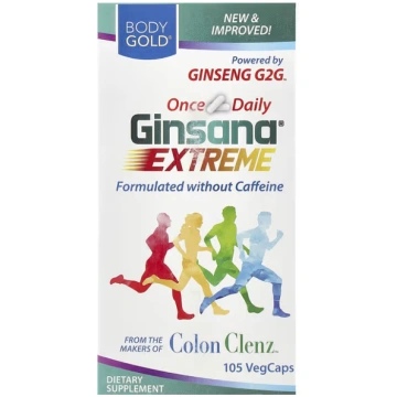 BodyGold, Ginsana® Extreme, 105 VegCaps