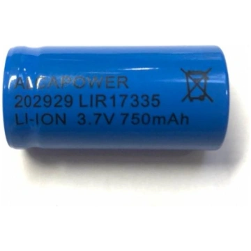 Batteria Alcapower CR 123 ricaricabile per visori 