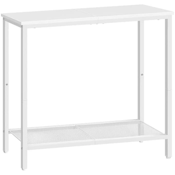 HOOBRO EWW74XG01 Narrow Console Table with Shelves