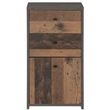 Kumode Forte Industrial SQNK211-C764, tumši pelēka