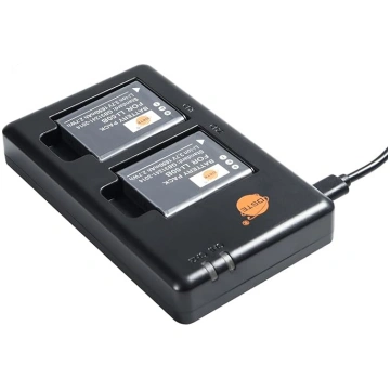 DSTE DB-100 akumulators un Micro USB duālais lādēt