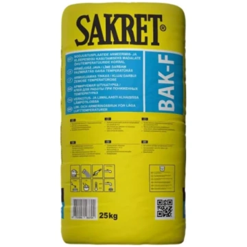 Sakret BAK-F 25kg Līmēšanas un armēšanas java darb