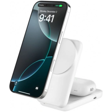 Belkin UltraCharge 25w Qi2 2in1 Magnetic Charger p