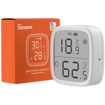 Viedais temperatūras un mitruma sensors ZigBee LCD