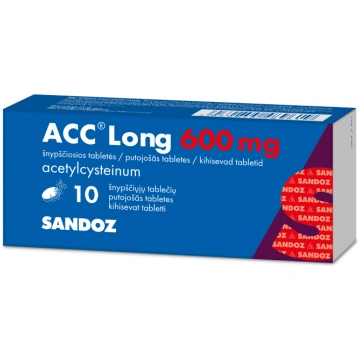 ACC Long 600 mg putojošās tabletes N10
