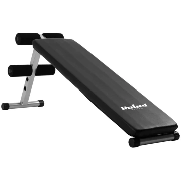 Incline bench for exercising abdominal muscles REB