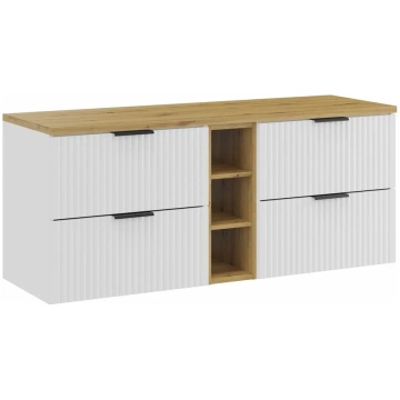 Vannas mēbeļu komplekts COMAD ARTISAN 140 cm, balt