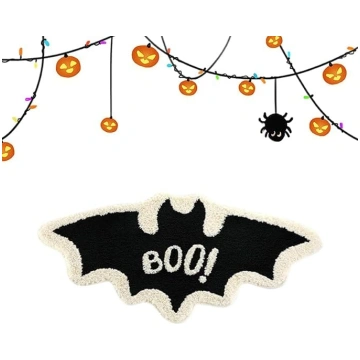 Halloween-Fußmatte, Fledermaus-Form, Halloween-Tür