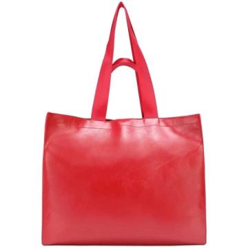 Nunoo - Shopper Wrinkle Bright Red - izmērs ONE SI