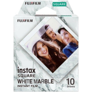 Fujifilm Instax Square Whitemarble (10pl) Instant 