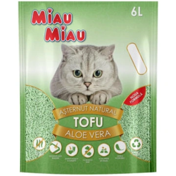 Miau Miau Aloe Vera Tofu kačių kraikas, 6L
