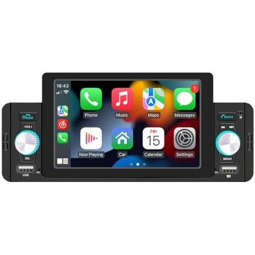 DAB 1Din auto radio Carplay Android auto skārienek
