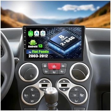 CAMECHO Android 13 Auto radio Fiat Panda 2003-2012