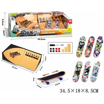 Rampa ar skrituļdēlīem FINGER BOARD
