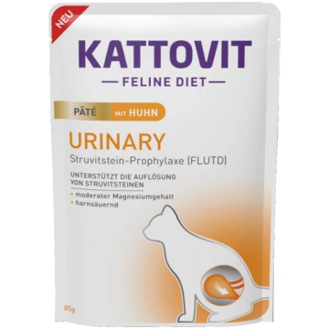 KATTOVIT Urinary pastēte ar vistu 85g