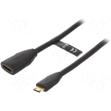 Cable | HDMI socket,mini HDMI plug | PVC | HDMI 1.
