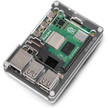 Pibow Coupe 5 - case for Raspberry Pi 5 - Ninja - 