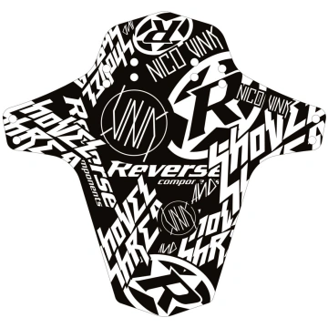 Reverse Nico Vink Stickerbomb dubļu sargs | Black 