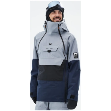 Montec Doom Snowboard Jacket Men Soft Blue/Black/D