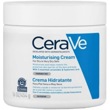 CeraVe Moisturising Cream mitrinošs krēms sausai u