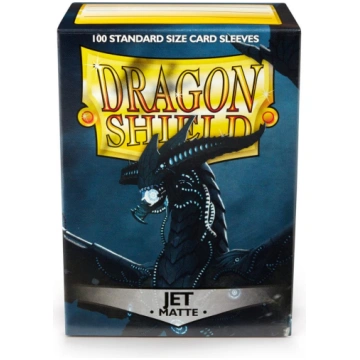 Dragon Shield Standard Sleeves - Matte Jet (100 Sl