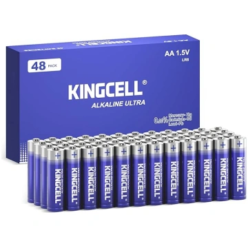 KINGCELL AA baterijas, 48 gab., maksimālās jaudas 