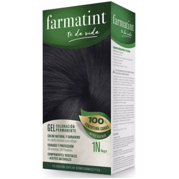 Matu krāsa Farmatint Permanent Color Gel, melns kr