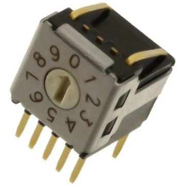 Encoding switch; DEC/BCD; Pos: 10; THT; Rcont max: