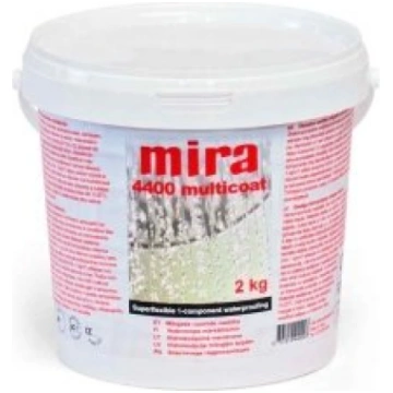 Hidroizolācijas mastika mira 4400 multicoat 2 kg