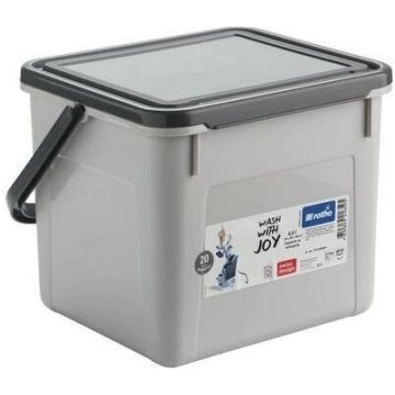 Kaste veļas pulverim ROTHO POWDY, 5L, pelēka