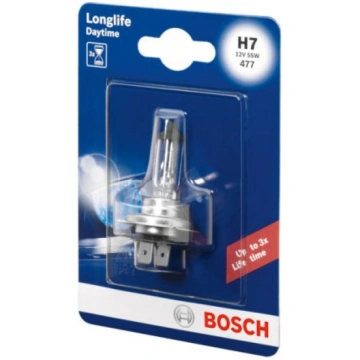 Spuldze H7 Longlife Daytime (1 gab.) 12V 55W BOSCH