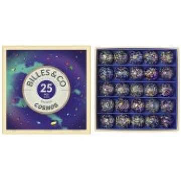 Stikla bumbiņu komplekts Uni Box Cosmos Billes&Co 