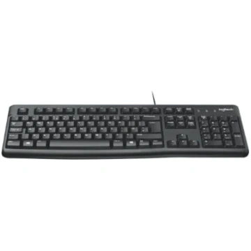 LOGITECH K120 Corded Keyboard black USB (US) Logit