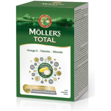 MOLLERS Total Omega - 3 tabletes + kapsulas N56
