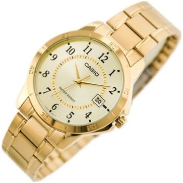 CASIO Pulkstenis MTP-V004G-9B Vīriešiem Zelta