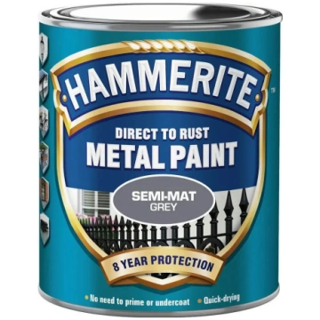 Krāsa HAMMERITE Silkemat 750 ml pelēka