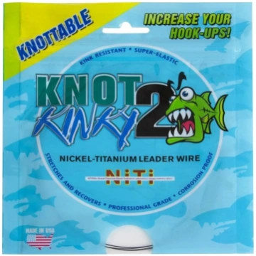 Akvatēko niķeļa-titāna diegu aukla KNOT2KINKY 30 f