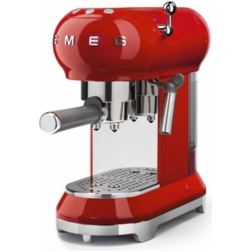 Smeg ECF02RDEU Red 50"s Style Aesthetic Espresso M