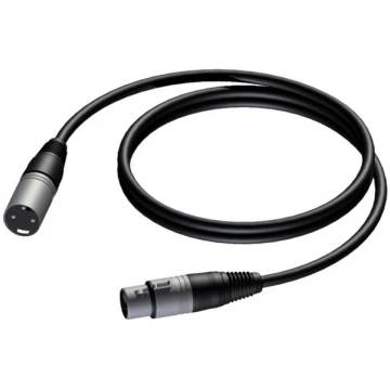 CABLE XLR MALE-XLR SIEVIETE 10 M Procab